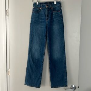 J Crew Full Length Wide Leg Jean Size 24